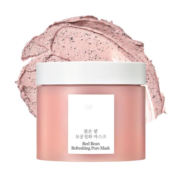 OEM ODM Etiqueta privada coreana Venta caliente de frijoles rojos Refrescante máscara de los poros Profundización de la limpieza de la piel delicada Máscara de arcilla