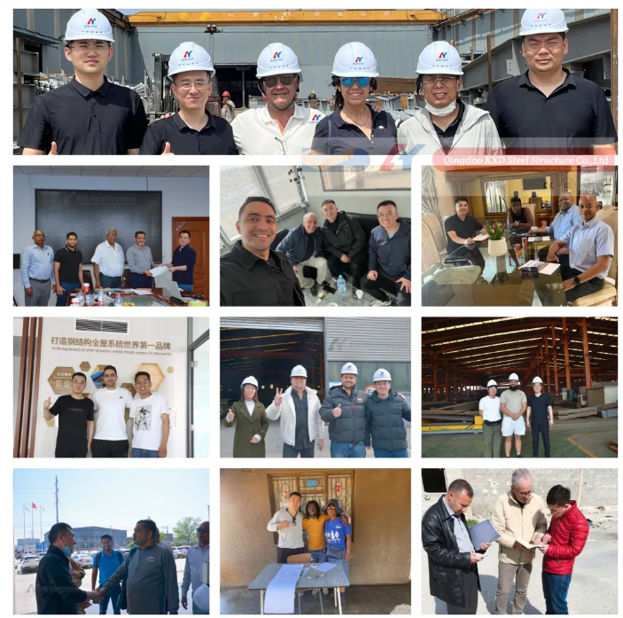 High-strength steel prefabricated office building, fast construction & cost-effective