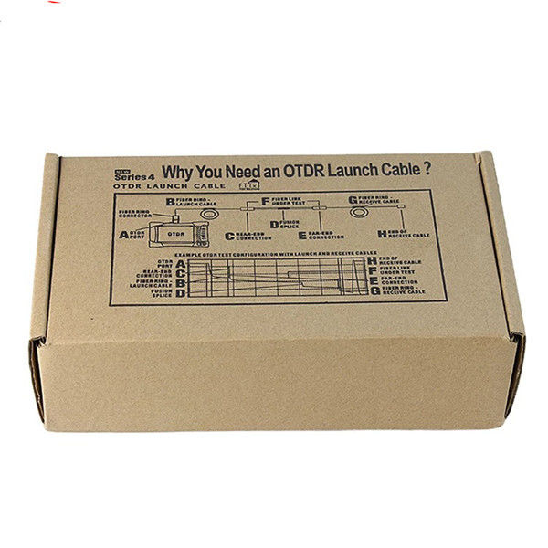 Singlemode OTDR Launch Cable Box With Test Extension Line For Dead Zone Eliminator