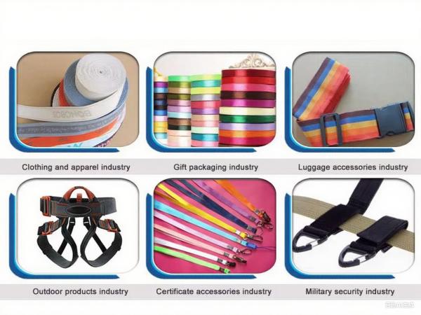 HuaFang Automatic Narrow Band Weaving Tape Needle Loom Machine for Elastic Band, Waistband, Ribbon
