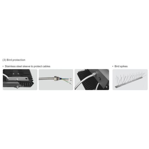 IP66 5 ans de garantie réglable haute puissance LED Flood Light avec une longue durée de vie pour le terrain de sport haut mât