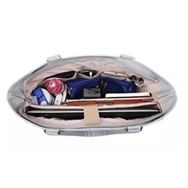 Custom Laptop Carry Bag Water Resistance Women Shockproof Nylon Shoulder Laptop Bag