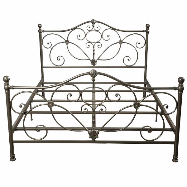 Bedroom Antique Antique Wrought Iron Bed Frame ,  Metal Furniture Bed