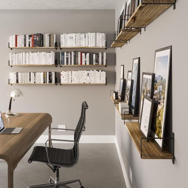 Estantes flotantes para paredes para dormitorios y baños