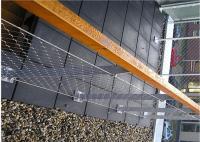 Customized 7x7 Balustrade Cable Mesh , Stainless Steel Ferrule Rope Mesh