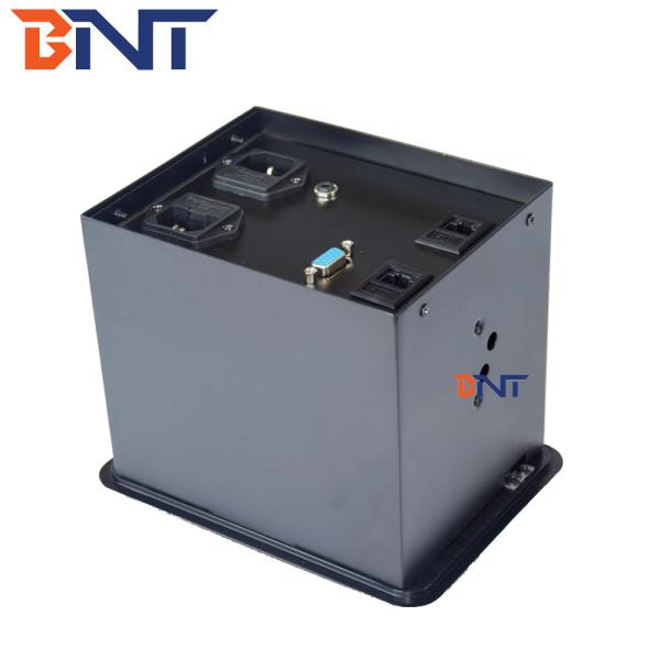 Multi-functional hydraulic gas pop up electrical socket with network port