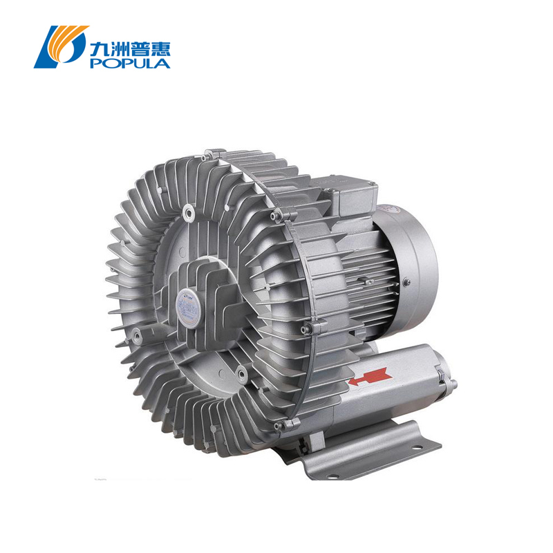 Oil Free Gas Vortex Blower Fan 30kPa Vacuum aluminum High Pressure Ring Blower