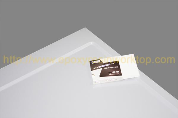 Durability corner countertop with strong alkali resistance for testing center