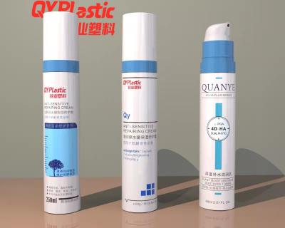 OEM Cylindrical PET Bottle With White Sprayer For Musse Water 200ml 250ml