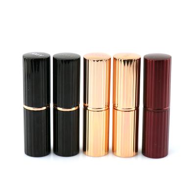 Tubo vazio preto vermelho redondo 20g do batom do vinho do ouro do ABS do OEM