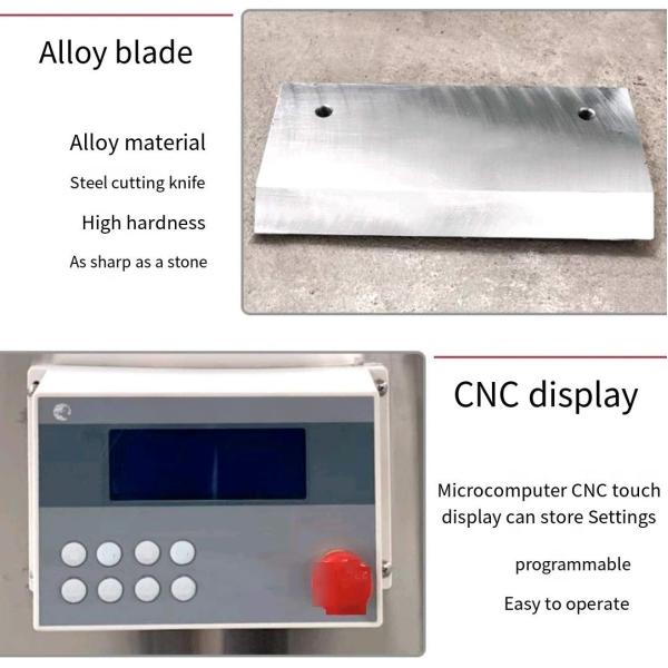 Global Rolls Mutton Beef Frozen Meat Processing Machine / Meat Cutting Machine