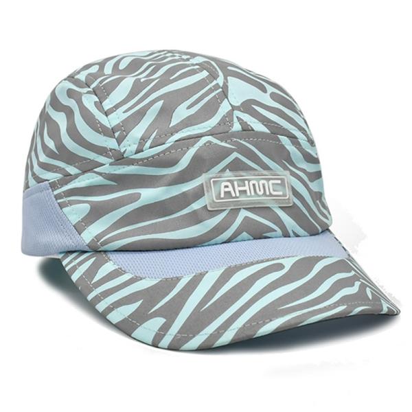 Outdoor Adjustable Baseball Sports Cap Lightweight Reflective Quick Dry 5 Panel Sports Hats with Buckle Back