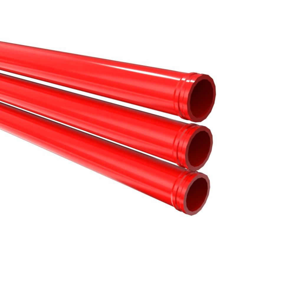 ST52 Material DN125 Size 3m Length Seamless Steel Concrete Pump Pipe for Wear-Resistant Concrete Delivery