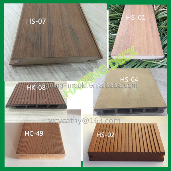 Composite Outdoor Pvc Foam Decking Floor Material with Modern Design and Matt Finish
