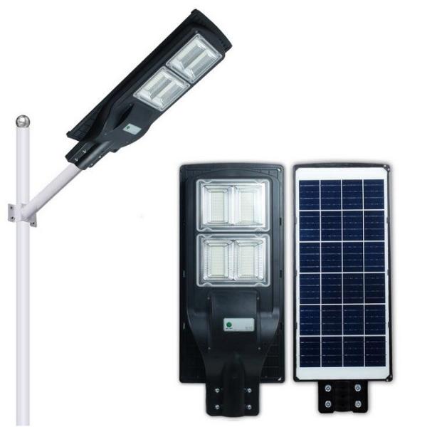 200W Parking Lot 110lm/W All In One LED Solar Street Light