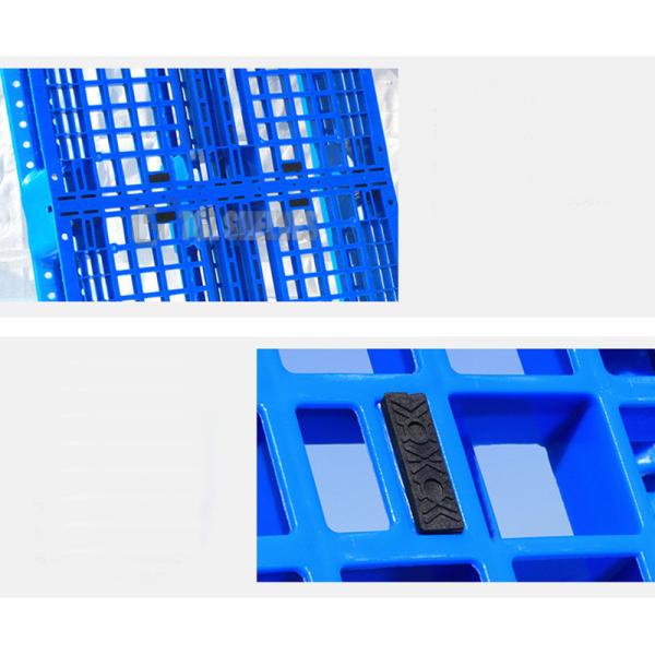 1200×800×145mm Plastic Euro Pallets Light Duty 5.5kg Weight CE Certificate