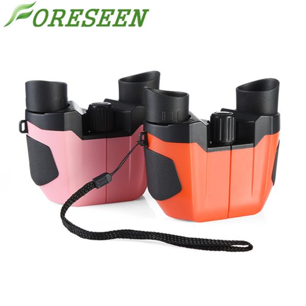 Lightweight Powerful Binoculars , Small Gift 8x21 Compact Binoculars Pink Color
