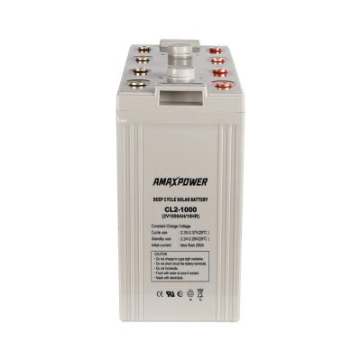 2V Solar Power Gel Ups Emergency Power Supply Backup Battery 1000Ah