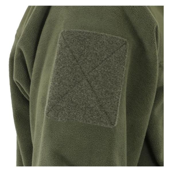 Double Zipper Military Fleece Tactical Jacket Breathable Sustainable