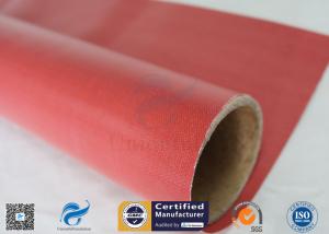 A borracha de silicone vermelha da cortina 0.45mm 40/40g 1000mm da fornalha