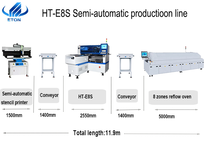 Высококачественное mounter SMT с 12 головами 2550 mm для выбора водителя силы и машины места
