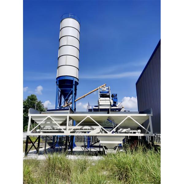 60T Concrete Batching Plant Cement Silo Tank High Safety Level