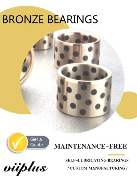 Graphite Plugged Solid Lubricant Bearings Extremely High Load Capacity