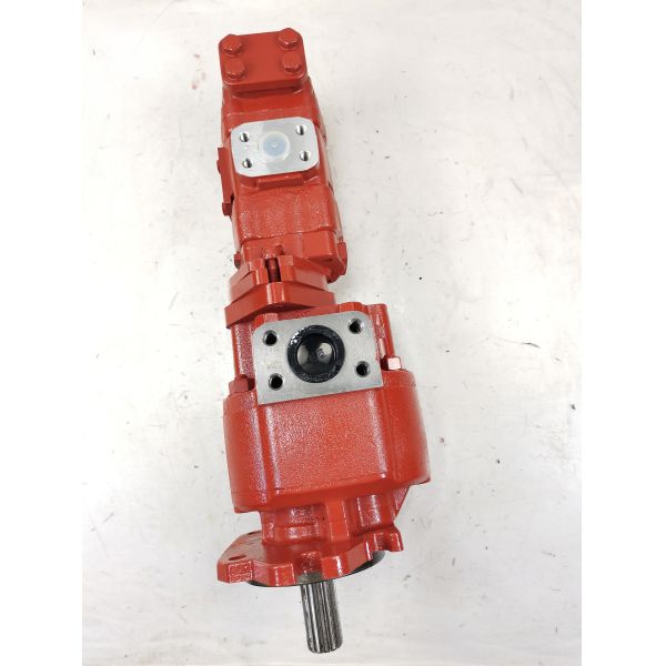 Iron aluminum stainless steel NABCO Gear Pump NABCO-60+45+22-15T-C4-L Medium High Pressure Hydraulic Gear Pump for Kawasaki Construction Equipment