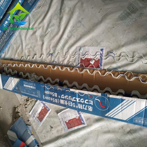 OEM Steel Wire Dip Plastic Film Lock Channel Greenhouse Accessories