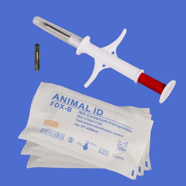 ISO11784/5 FDX-B Animal ID Microchip For Animal Temperature Monitoring And Management