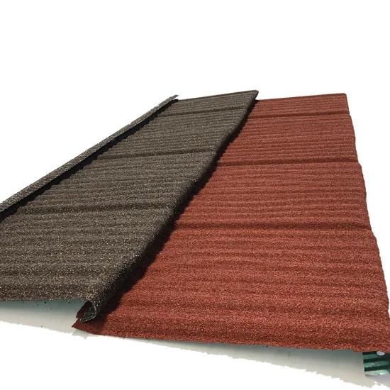 Chapa de telhado com revestimento de pedra colorida Aluzinc de 0,4 mm