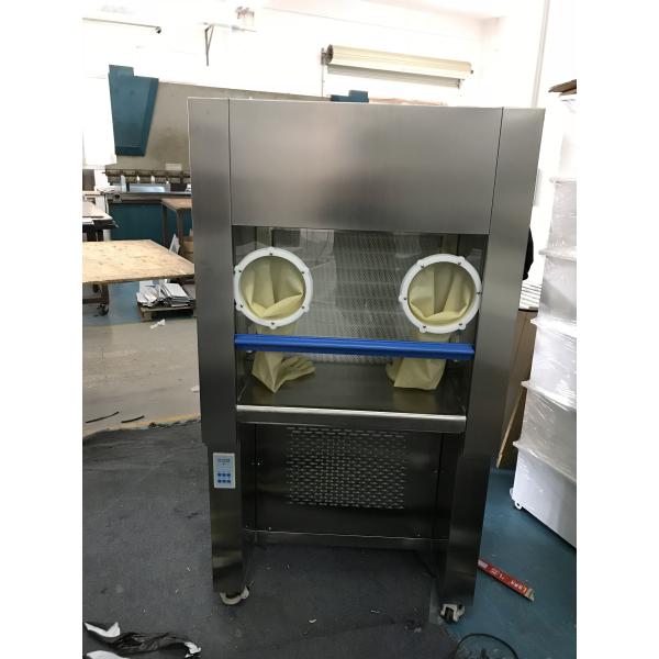 Закрытый горизонтальный ламинарный чистый Суд 220V 50HZ с резиновыми работая перчатками