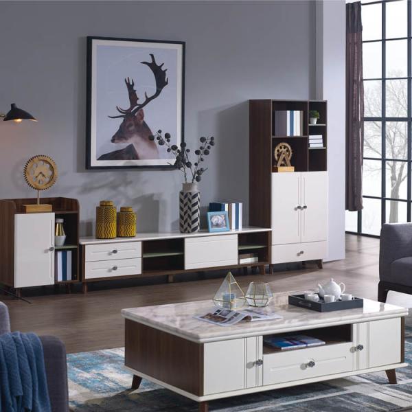 Plywood Family Room Storage Cabinets Living Room TV Cabinet