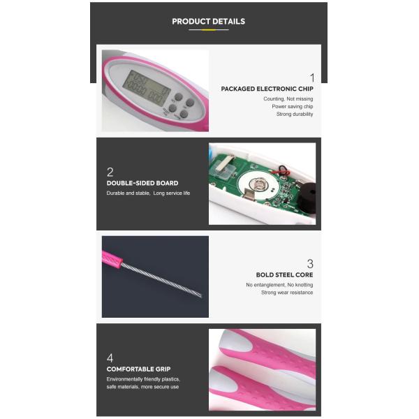 OEM ODM Fitness Jump Rope 280G High Speed With PVC Metal Handle