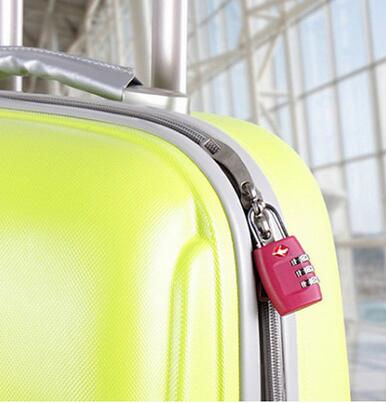 3 Dial TSA Approved Cable Locks TSA 719 63g For Suitcase / Travel Luggage