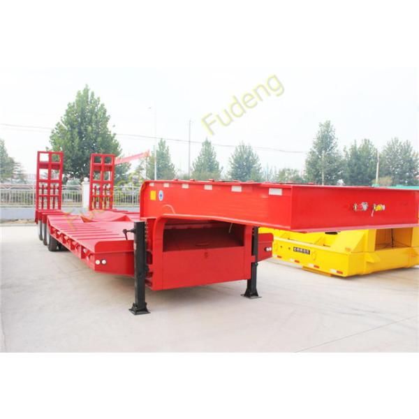 Gooseneck Lowboy Trailer Semi 3 Axle Carry Heavy Duty Equipment Trailer Low Loader