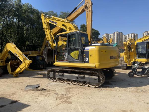 Japan Made Used KOMATSU PC130-7 13 Ton Crawler Excavator Thumb New Bucket