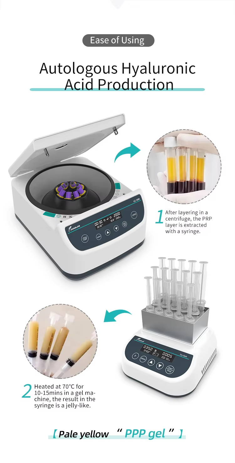 DB100-G PRP Machine Plasma Concentrate Gel Maker Aesthetic Clinic Injection Device for Collagen Induction