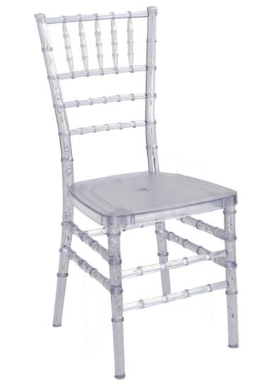 clear transparent resin chiavari chair for celebration party rental industrial