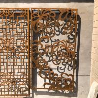 o laser decorativo de Panels 3mm da cerca do metal de 900mm Corten cortou telas do metal