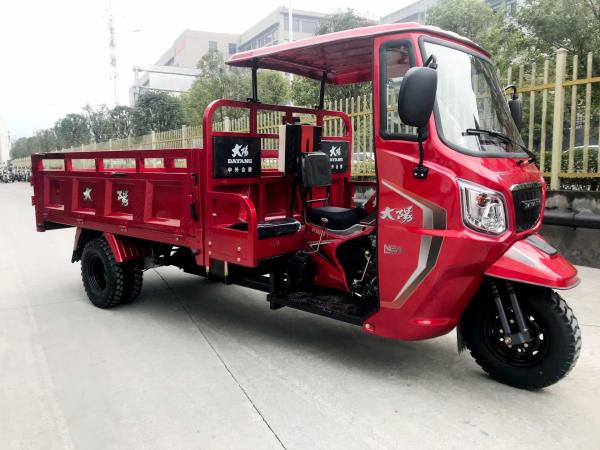 800W 3 Wheels Motorcycle Tricycle with Customized Body Clearance and Hydraulic Power