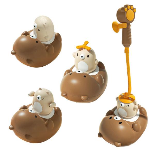 Water Spray Toy for Kindergarteners Hugging Baby Bear Shower in Electric Bathroom