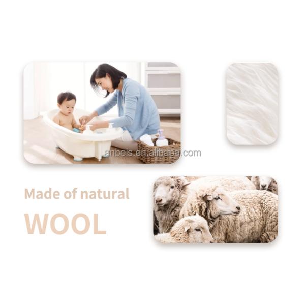 Customized Wood Baby Brush Set With Soft Bristles Natural Goat Hair 4Pcs