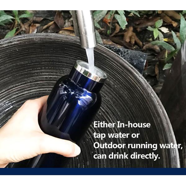 Gobelet isotherme en acier inoxydable stérilisé aux ultraviolets (UV) personnalisé, avec poignée, pour sports de plein air, bouteille à large ouverture, gobelet isotherme stérilisé par le fabricant