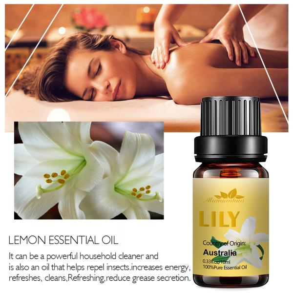 Bulk Perfume Lily Essential Oil Aromatherapy 100% Pure Nature ODM