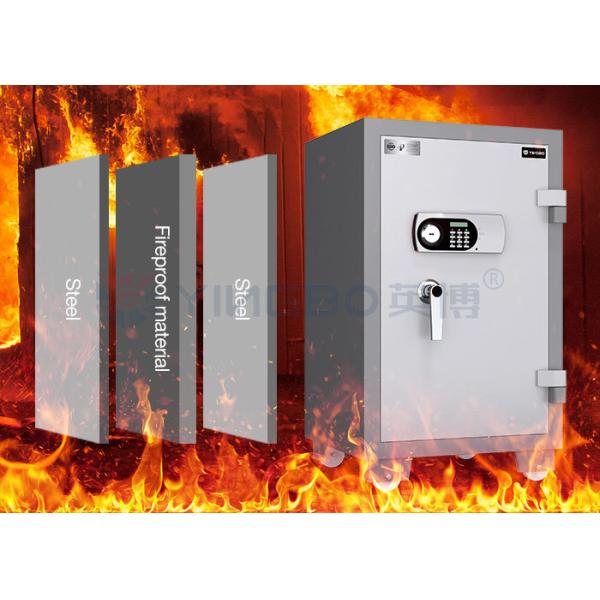 Fire Rating 120mins Fireproof Safe Box YB/FH-88 with Classic Intelligent Panel Design and Emergency Key for Peace of Mind