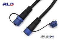 Conector de cabo PA66 impermeável fêmea masculino para luzes exteriores internas