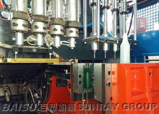 Medicine / Shampoo Bottle Small HDPE Blow Moulding Machine With Pneumatic System SRB70D-4