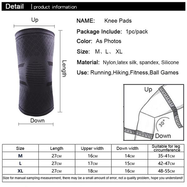 Hot Style Knee Compression Sleeve , knee Sleeve For Sport Protection