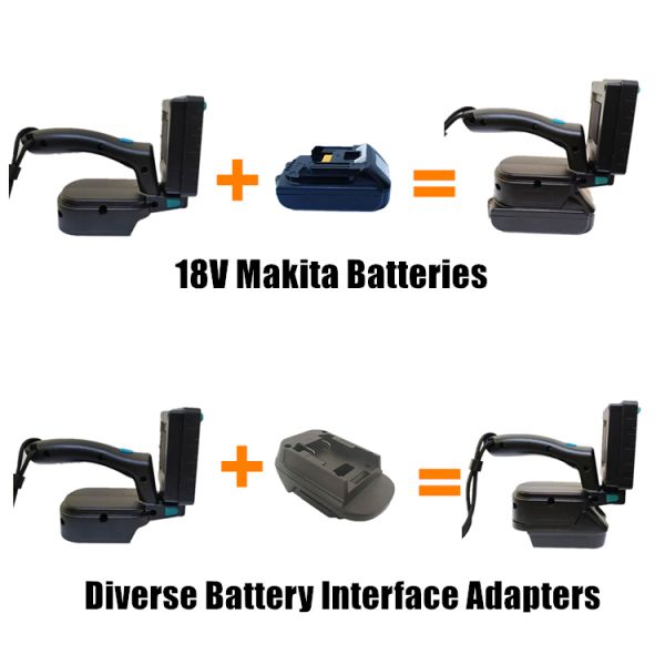 25W Compact Handheld 18V Makita Battery Work Light With Handle For Inspection